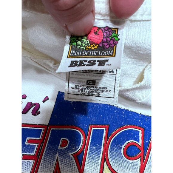 Cruisin American Style Graphic Tee XXL 50% Cotton 50% Polyester Vintage Classic - Picture 8 of 12